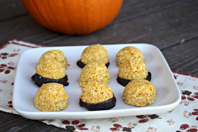 Pumpkin Coconut Macaroons are a delicately sweetened gluten-free and vegan fall-inspired cookie sure to soothe the sweet tooth and please a crowd.