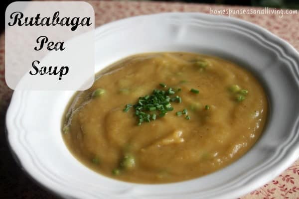 Rutabaga Pea Soup - Homespun Seasonal Living