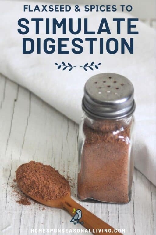 Spiced Flaxseed for Digestive Health