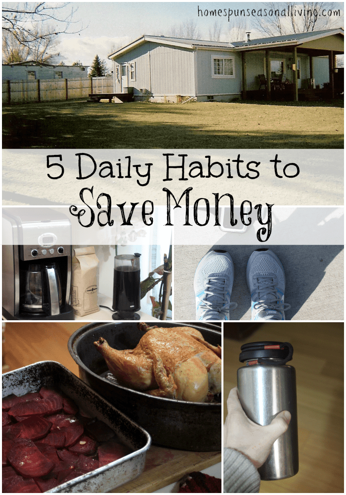 Create a frugal routine with these 5 daily habits to save money over the long term.