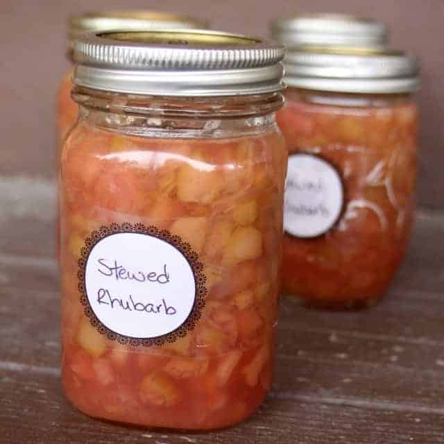 Canning stewed rhubarb is a super easy and tasty way to preserve rhubarb for winter while giving the home cook multiple ways to use it up later in the year when everyone is ready to enjoy the tart flavor again.