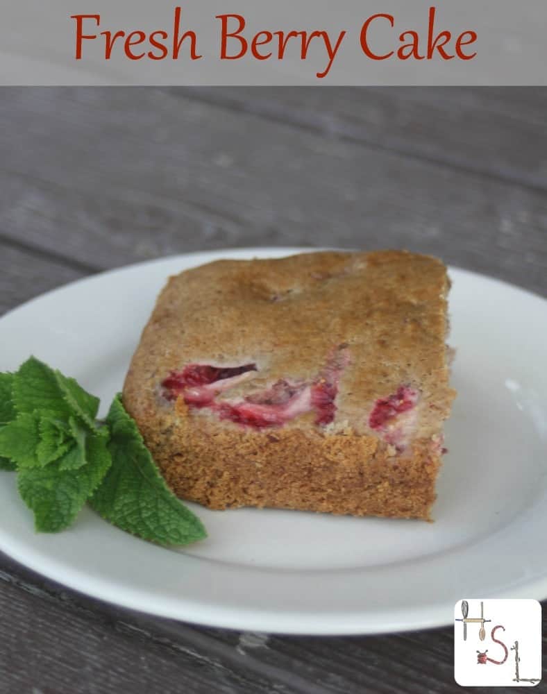 Make the most of summer berries with this quick, easy, and adaptable fresh berry cake.