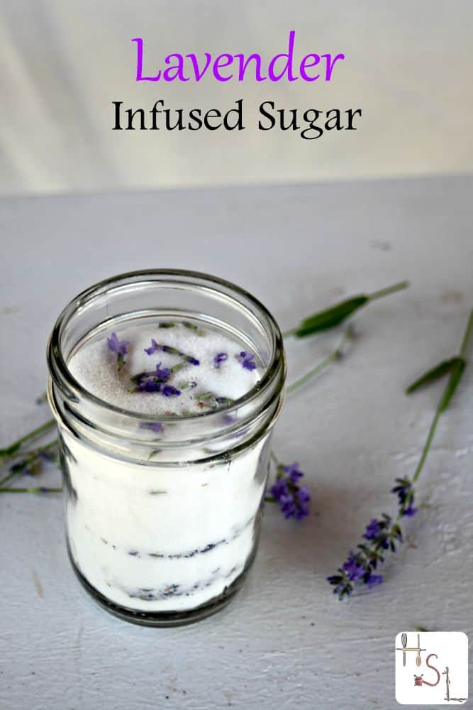 Lavender infused sugar is a quick and tasty way to preserve summer's flavor for creative winter cooking.