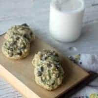 Zucchini Oat Chocolate Chip Cookies