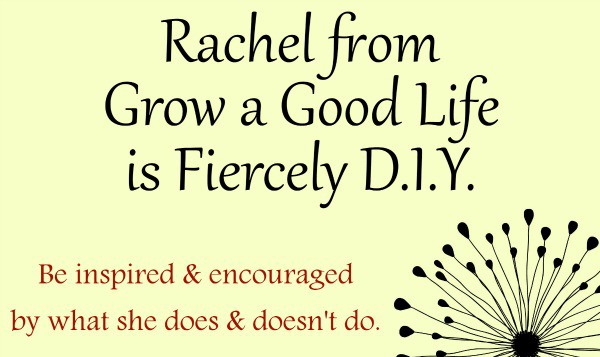 An interview with Rachel from Grow a Good Life about her Fiercely DIY habits.