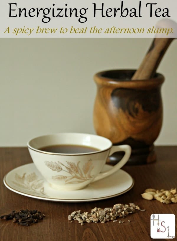 Beat that afternoon slump or the occasional bout of fatigue with this tasty and natural energizing herbal tea blend.