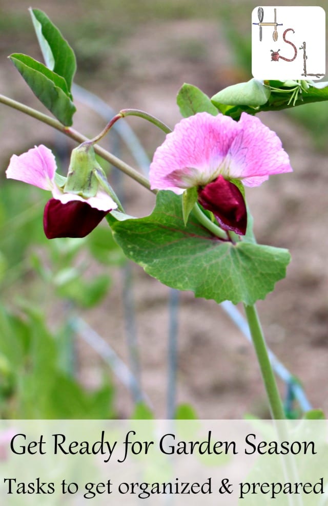 Use these slower days to get ready for garden season by getting prepared and organized.