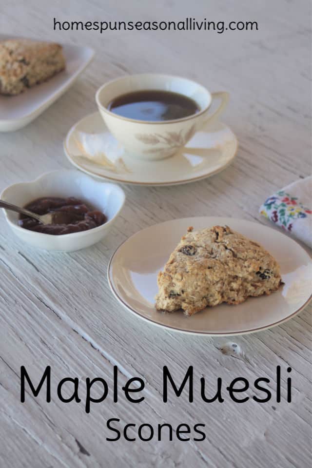 Maple Muesli Scones Homespun Seasonal Living