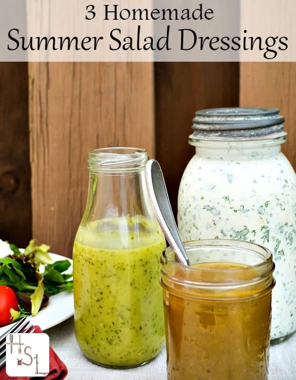 Dress those fresh greens with these three homemade summer salad dressings that skip all the dubious ingredients and fill the body with healthy nutrition.