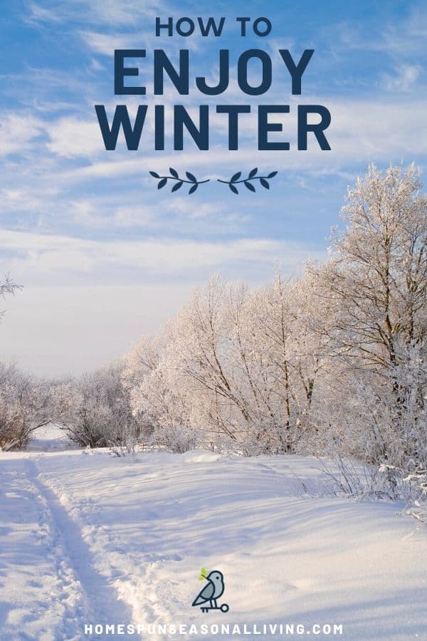 10 Tips to Enjoy Winter - Homespun Seasonal Living