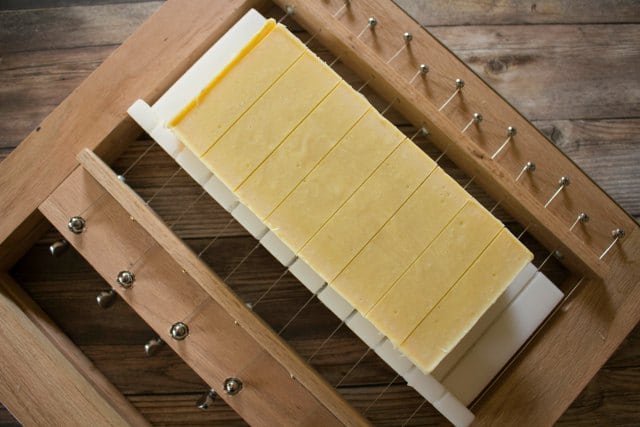 Use the garden to create skin nourishing and beautiful handmade chamomile carrot soap with this simple and natural recipe.