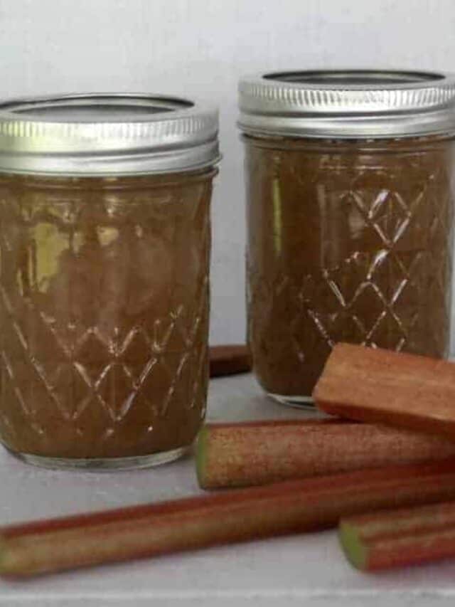 Rhubarb Hard Cider Jam Story Homespun Seasonal Living