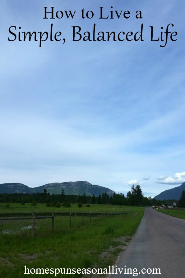 Simple, Balanced Living on a Country Road