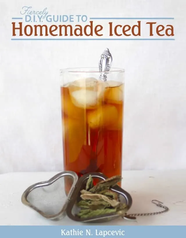 Cover of the Homemade Iced Tea E-book.