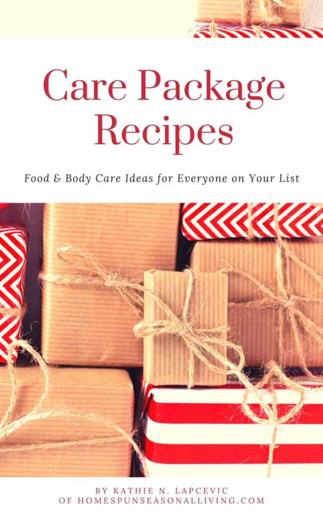 Care Package Ideas EBook Homespun Seasonal Living