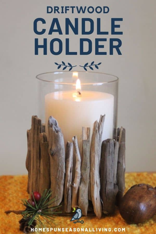 Driftwood tea on sale light holder