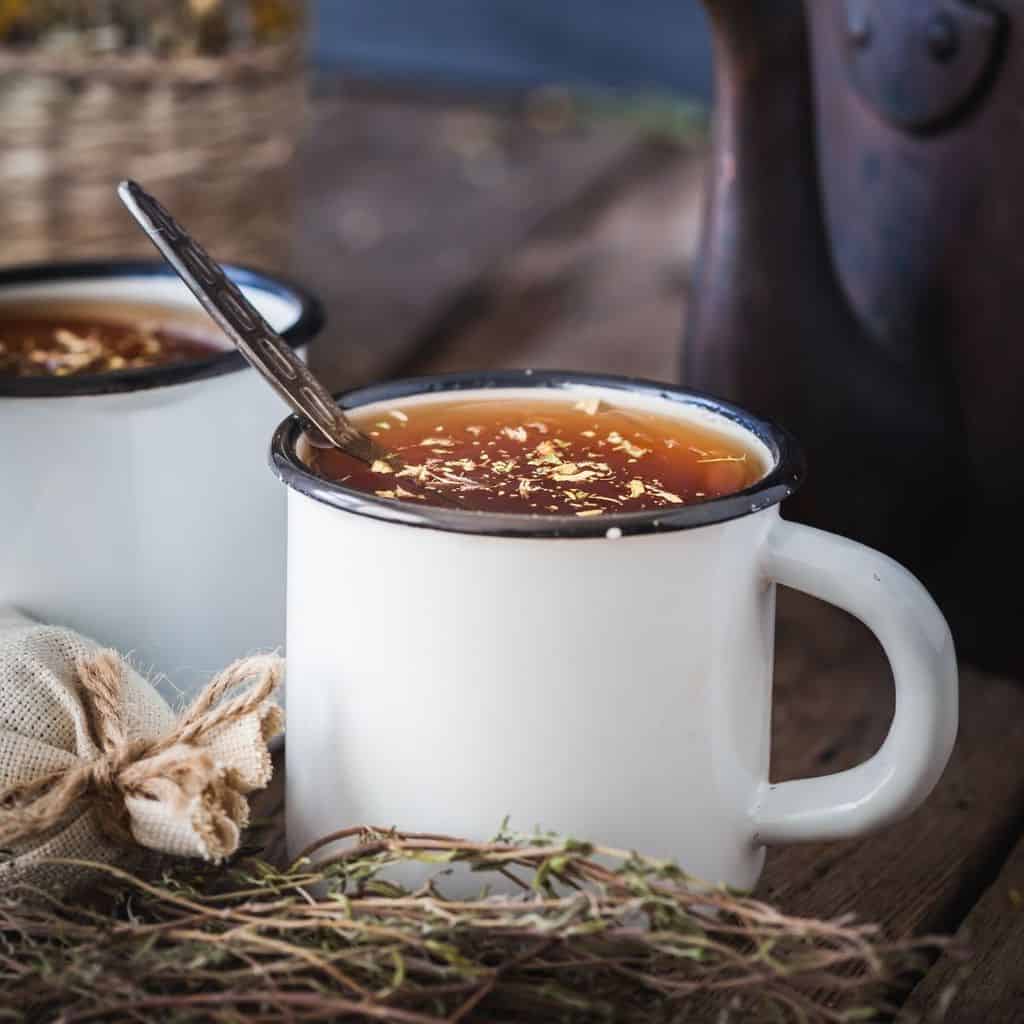 Homemade Herbal Immune Boosting Tea Recipe - Homespun Seasonal Living