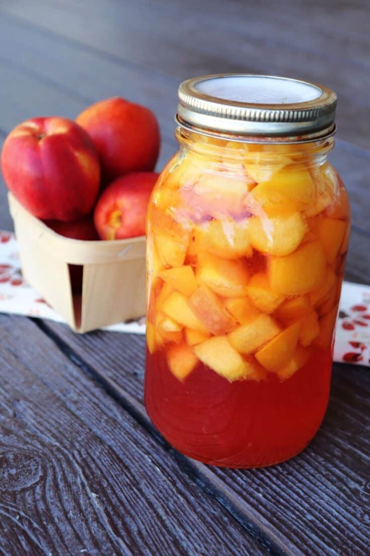 How to Can Nectarines - Homespun Seasonal Living