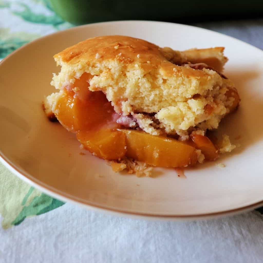 Nectarine Cobbler Homespun Seasonal Living
