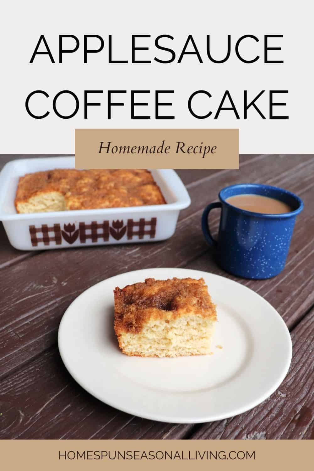 Applesauce Coffee Cake Homespun Seasonal Living